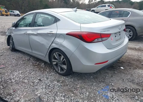 2015 Hyundai Elantra Limited z USA, uszkodzony, nr VIN KMHDH4AE7FU301129